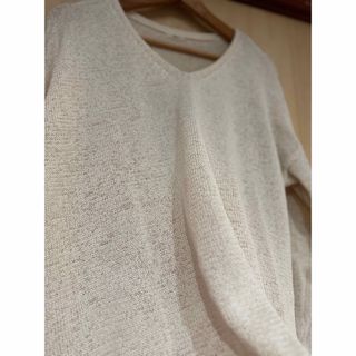 イエナ(IENA)のIENA サマーニット オフホワイト オーバーサイズ(ニット/セーター)