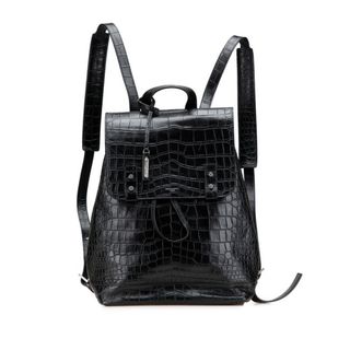 サンローラン(SAINT LAURENT)のサンローラン サック ド ジュール クロコ型押し リュック バックパック 480585 レザー レディース SAINT LAURENT 【1-0218711】(リュック/バックパック)