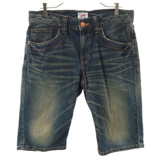 エドウイン(EDWIN)の古着 EDWIN エドウィン デニムショートパンツ W32 ブルー系 メンズ(ショートパンツ)