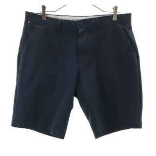 トミーヒルフィガー(TOMMY HILFIGER)の古着 TOMMY HILFIGER トミーヒルフィガー ショートパンツ W34 ネイビー メンズ(ショートパンツ)