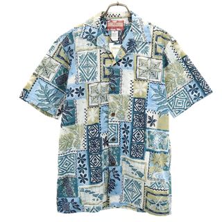 古着 RJC ハワイ製 総柄 半袖 アロハシャツ S マルチ 開襟 メンズ(シャツ)