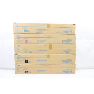 未使用 コニカミノルタ 純正 トナー TN514 4色5本（シアン・マゼンタ・イエロー・ブラック） KONICA MINOLTA IT4ZZYK2NF40-L11-byebye
