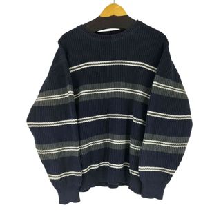 NAUTICA(ノーティカ) ボーダーコットンニット メンズ トップス