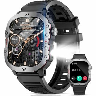 ⭐️新品未開封⭐️スマートウォッチ 軍用規格 Bluetooth5.3 通話