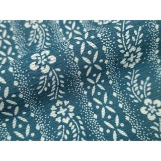 平和屋着物＊夏物　小紋　絽　吉祥花間道　正絹　逸品　CAAU3369ng