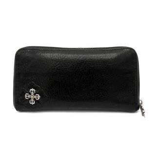 クロムハーツ(Chrome Hearts)のクロムハーツ CHROME HEARTS 【 REC F ZIP #2 】 フィリグリー プラス ダガー ジップ レザー ウォレット　w23898(長財布)