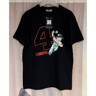 新品未使用 墓場の画廊 ドカベン 殿馬 コットン Tシャツ ブラック(Tシャツ/カットソー(半袖/袖なし))