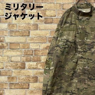 ヴィンテージ　ミリタリージャケット　迷彩　カモフラ　ビッグシルエット　L