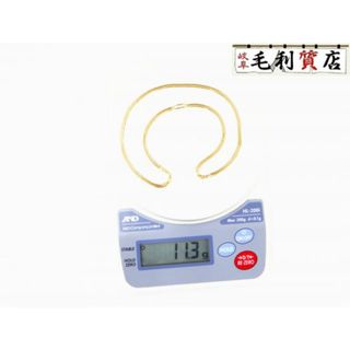 K18 キヘイ 喜平 ネックレス 12面トリプル 11.3ｇ 12メントリプル 18金 イエローゴールド  750 YG  ジュエリー(ネックレス)