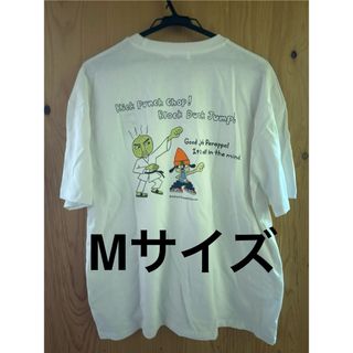 パラッパラッパー　Mサイズ　オーバーサイズ　Tシャツ　ホワイト(Tシャツ/カットソー(半袖/袖なし))