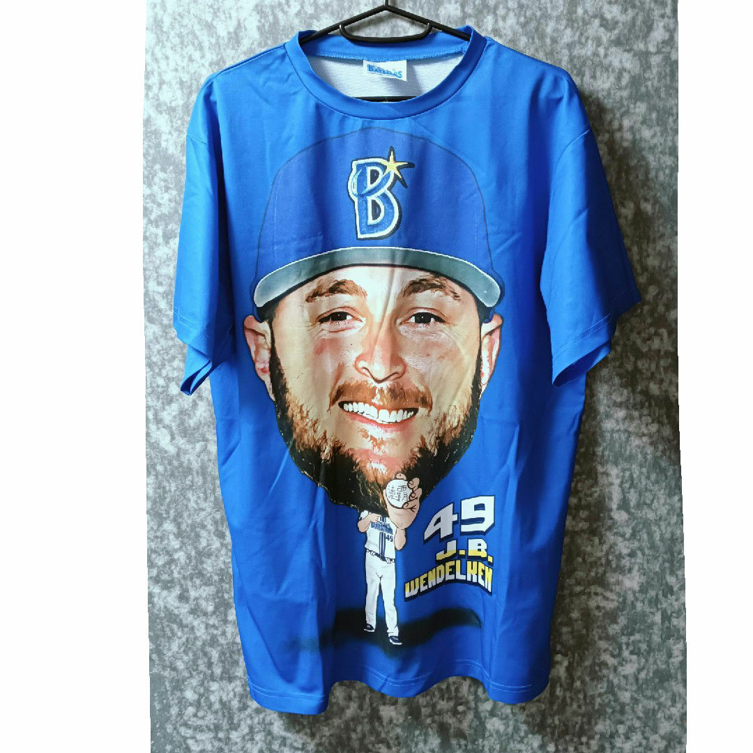 横浜DeNAベイスターズ(ヨコハマディーエヌエーベイスターズ)の横浜Denaベイスターズ ウェンデルケン Tシャツ ユニフォーム スポーツ/アウトドアの野球(応援グッズ)の商品写真