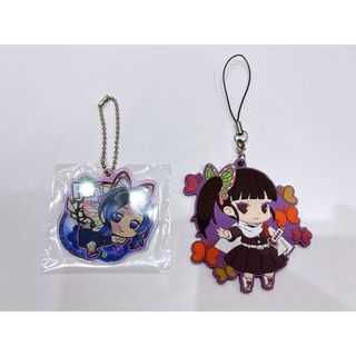 鬼滅の刃 胡蝶しのぶ 栗花落カナヲ 2個セット アクキー ラバスト