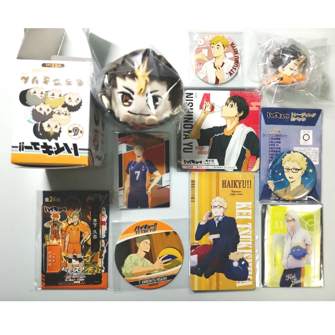 ハイキュー!! 木下 月島 西谷 侑 もちころ 缶バッジ 他 セット エンタメ/ホビーのアニメグッズ(その他)の商品写真