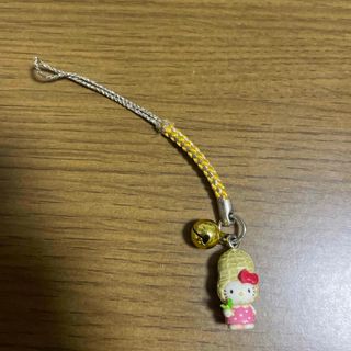 ハローキティ(ハローキティ)の【中古】ご当地キティ　房総限定　落花生　菜の花(ストラップ/イヤホンジャック)