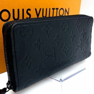ルイヴィトン(LOUIS VUITTON)の【極美品】ルイヴィトン モノグラム シャドウ ジッピーウォレット ヴェルティカル(長財布)