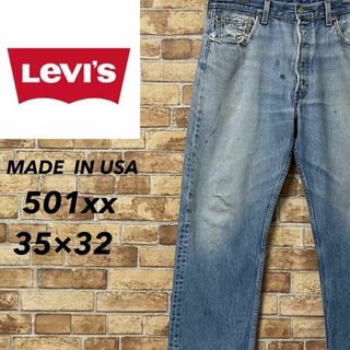 Levi's - リーバイス　USA製　501xx デニム　裏553 ジーンズ　35/32