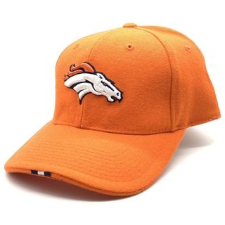 ナイキ(NIKE)の00's NIKE TEAM ナイキ NFL デンバー・ブロンコス ウールベースボールキャップ オレンジ Size 7 1/4 (57.7cm)(キャップ)