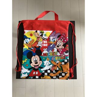 ★ ディズニー ★ナップサック バッグ  2WAY 軽量　折り畳んで発送(リュックサック)