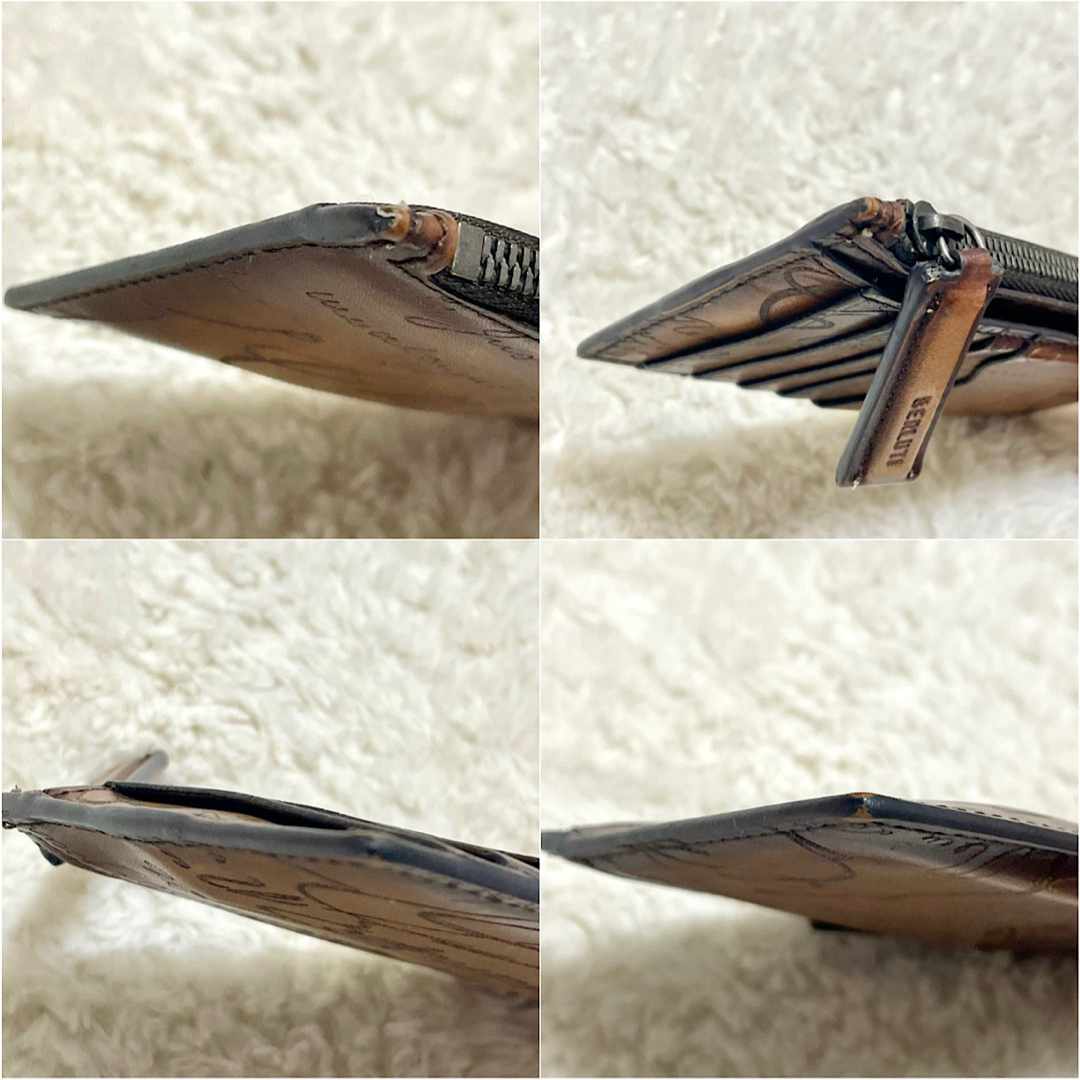 BERLUTI(ベルルッティ)のBERLUTI ベルルッティ カリグラフィ レザー フラグメントケース メンズのファッション小物(コインケース/小銭入れ)の商品写真