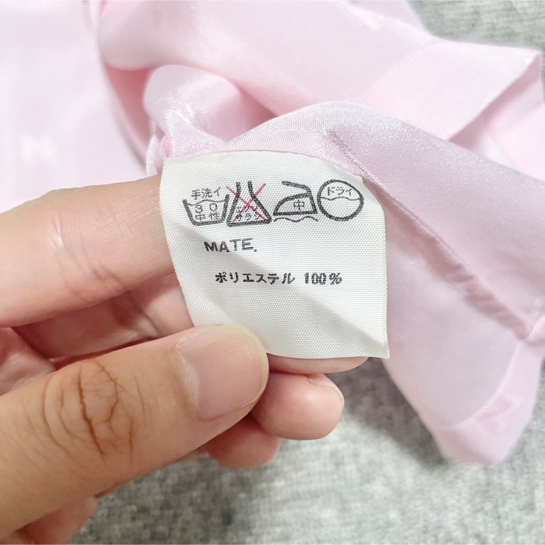 NINA RICCI(ニナリッチ)のNINA RICCIニナリッチ ボウタイ リボン ブラウス ピンク ヴィンテージ レディースのトップス(シャツ/ブラウス(長袖/七分))の商品写真