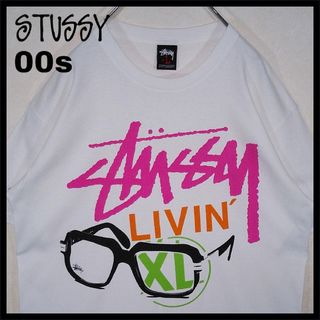ステューシー(STUSSY)の《STUSSY/ステューシー》00s ロゴ　グラフィック　Tシャツ　半袖　白(Tシャツ/カットソー(半袖/袖なし))