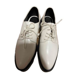 ザラ(ZARA)のzara ザラ　厚底　レースアップシューズ　ローファー　美品(ローファー/革靴)