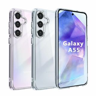 【特価商品】【Blxnyt】Galaxy A55 ケース クリア MIL規格取得