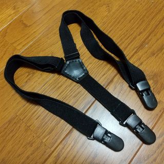 サスペンダー 黒