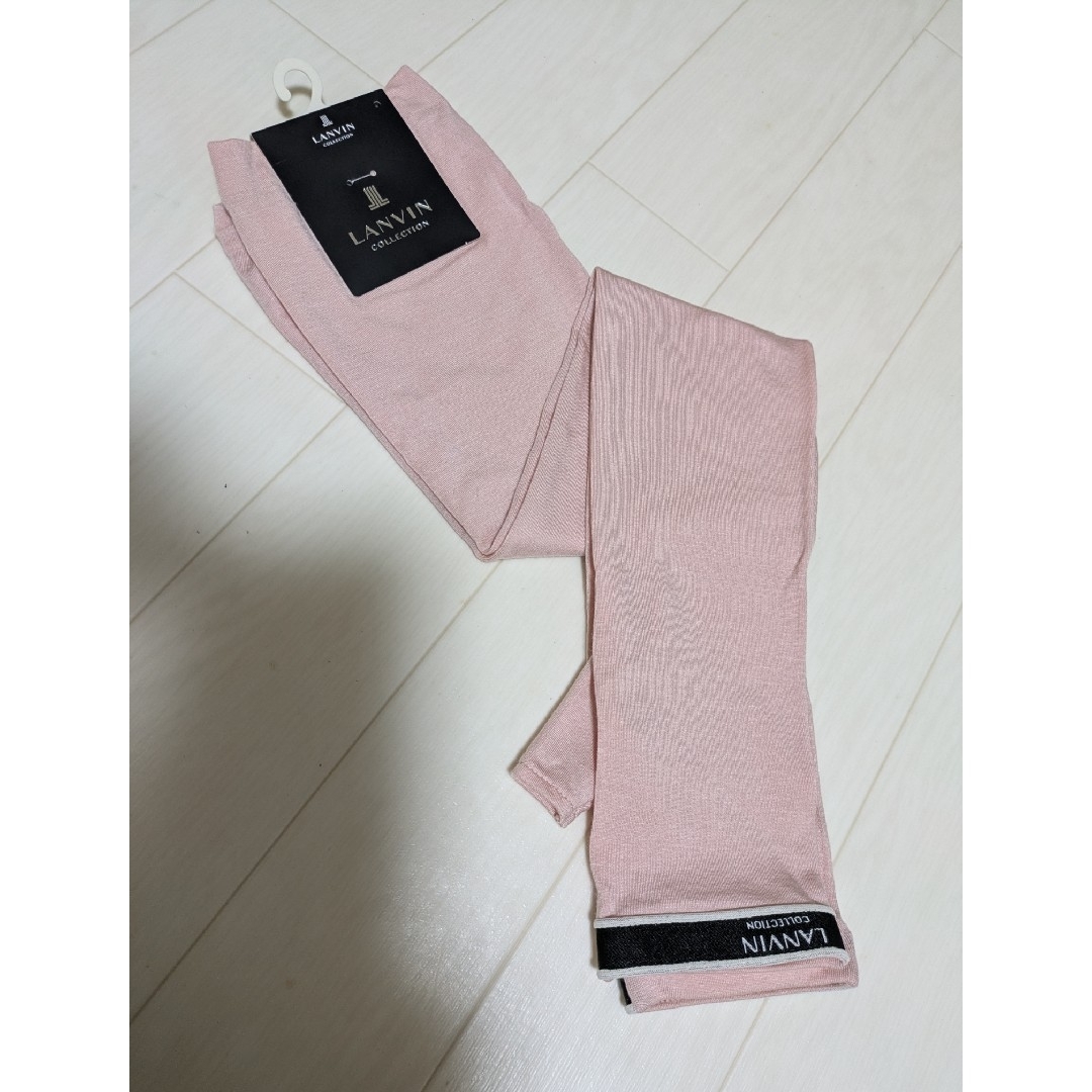 LANVIN COLLECTION(ランバンコレクション)のLANVIN COLLECTION 　ピンク　アームカバー レディースのファッション小物(手袋)の商品写真