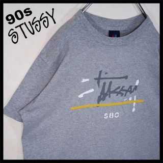 ステューシー(STUSSY)の《STUSSY/ステューシー》90s 紺タグ　USA製　ロゴ　Tシャツ　半袖(Tシャツ/カットソー(半袖/袖なし))