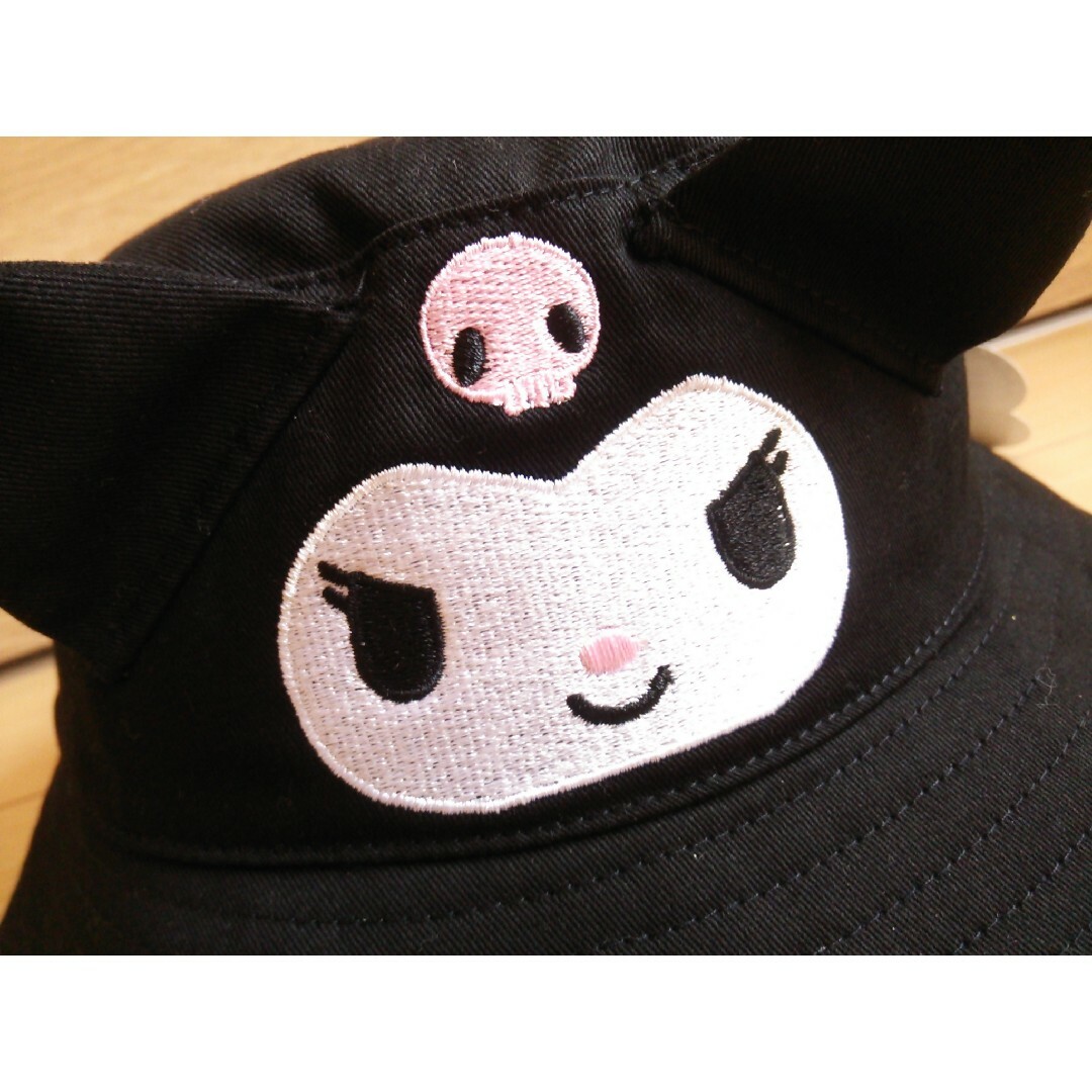 サンリオ(サンリオ)の子供用クロミちゃん*帽子ハット*新品ガールズ*送料無料ベビー*日焼けサンリオ キッズ/ベビー/マタニティのこども用ファッション小物(帽子)の商品写真