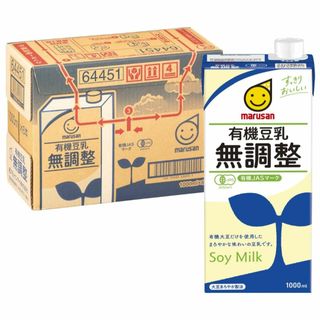 マルサン 有機豆乳無調整 1000ml×6本(その他)