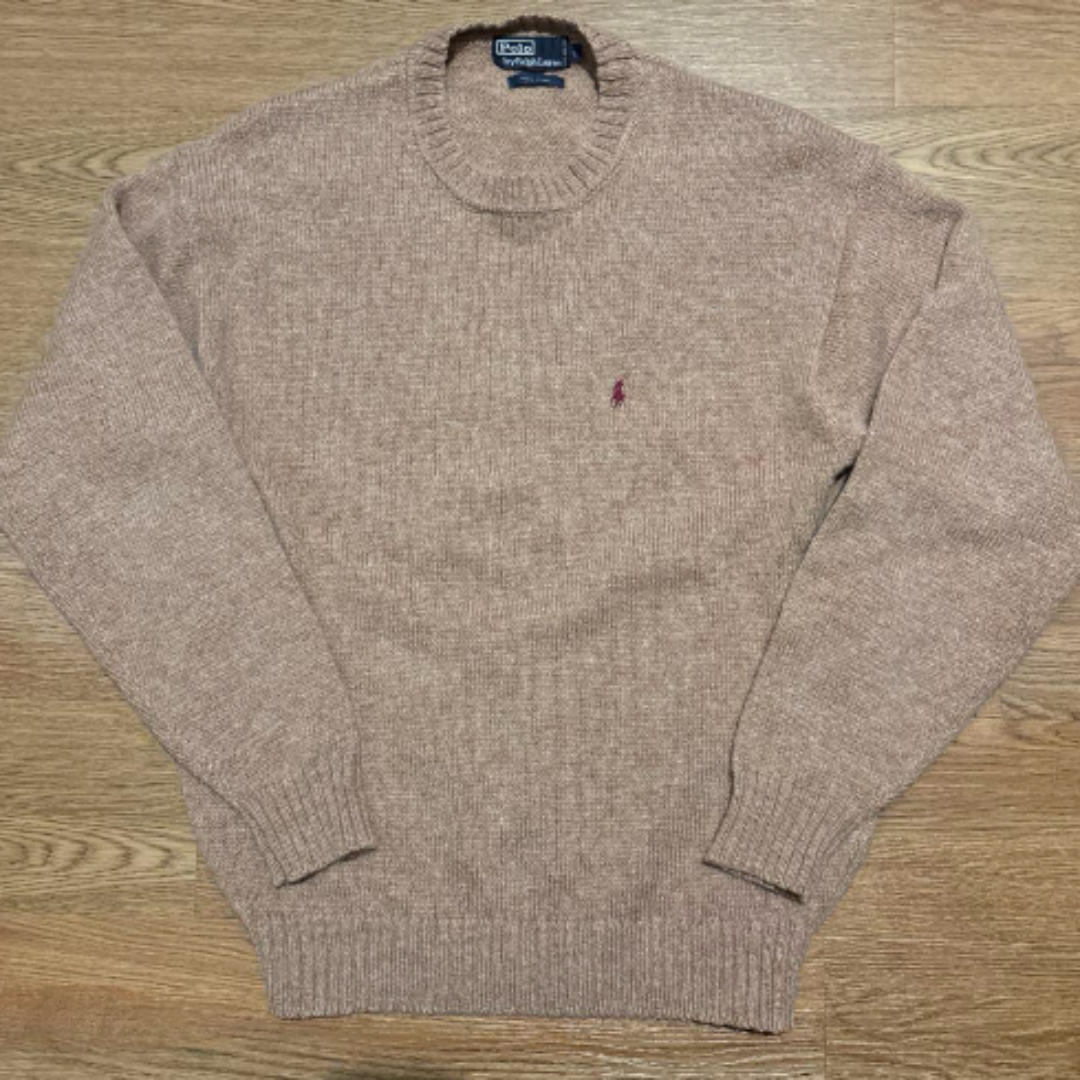Polo by Ralph Lauren ウール100% セーター キャメル POLO RALPH LAUREN - Polo by Ralph Lauren ニット ウール