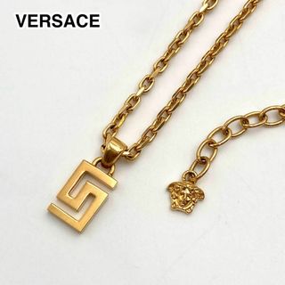 ヴェルサーチ(VERSACE)の極美品✨ VERSACE ネックレス グレカ メデューサ ゴールドチェーン 純正(ネックレス)