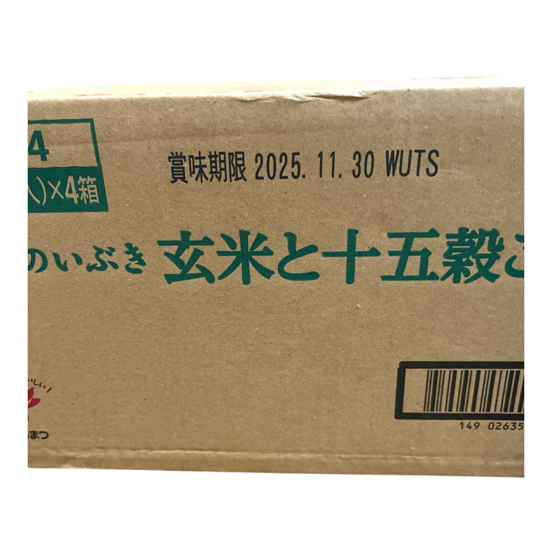 健康診断大丈夫？たいまつ食品 金のいぶき 玄米と十五穀ごはん 160g×24個入 食品/飲料/酒の食品(米/穀物)の商品写真