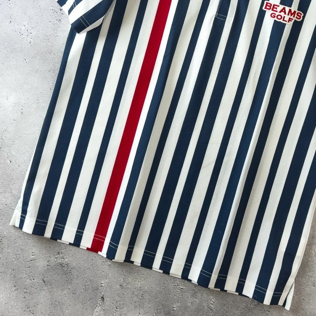 BEAMSGOLF(ビームスゴルフ)の美品 ビームス ゴルフ 半袖 ポロシャツ メンズ L 日本製 ゴルフ スポーツ/アウトドアのゴルフ(ウエア)の商品写真