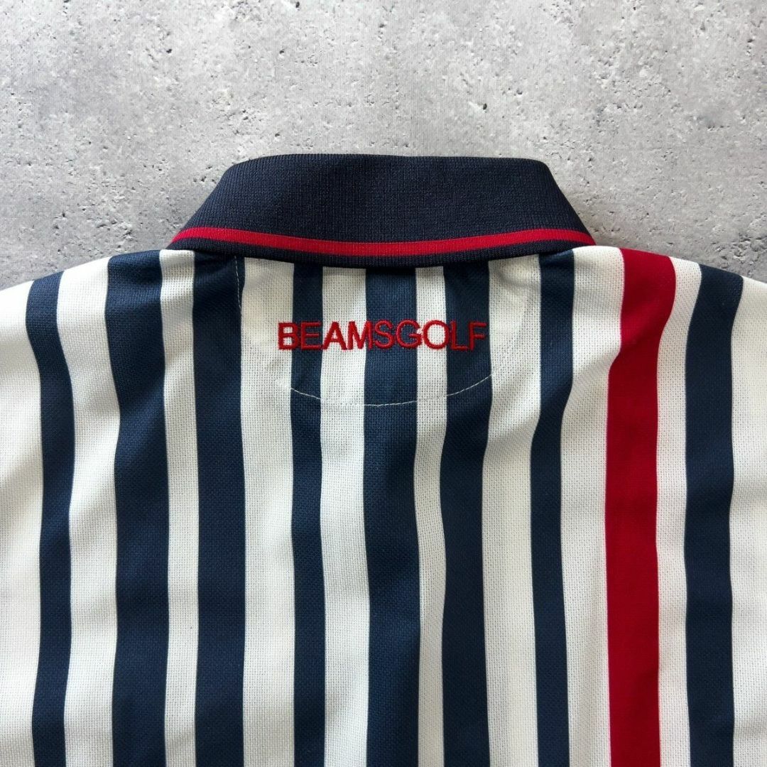 BEAMSGOLF(ビームスゴルフ)の美品 ビームス ゴルフ 半袖 ポロシャツ メンズ L 日本製 ゴルフ スポーツ/アウトドアのゴルフ(ウエア)の商品写真