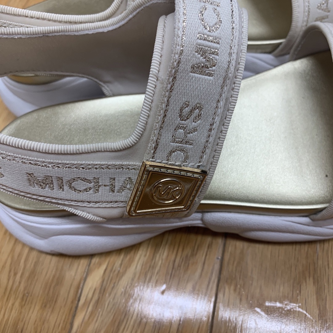MICHAEL KORS スポーツサンダル ベージュ・ホワイト MICHAEL KORS - MICHAEL KORS スポーツサンダル ベージュ