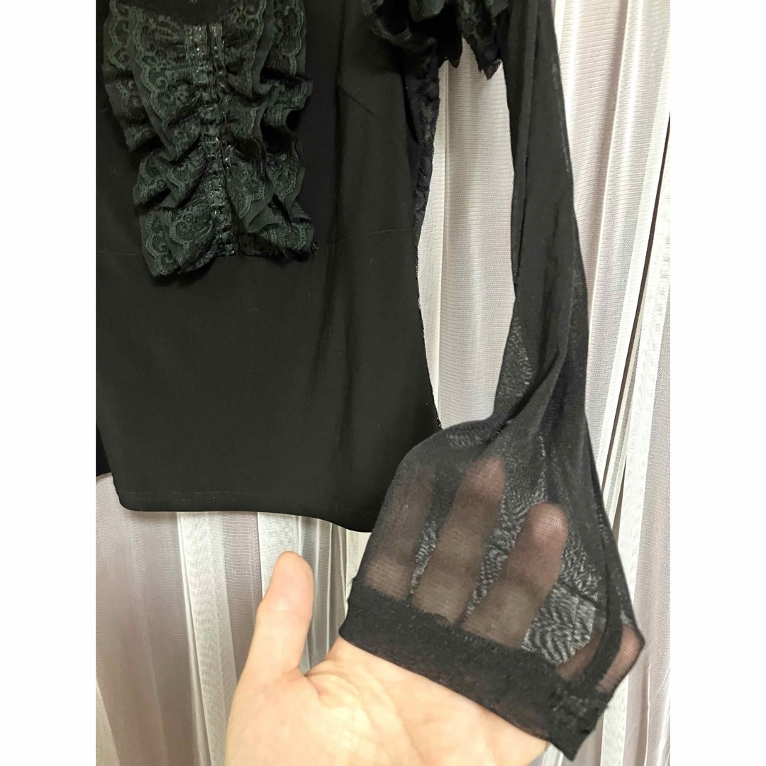 ゴシック調カットソー レディースのトップス(カットソー(長袖/七分))の商品写真