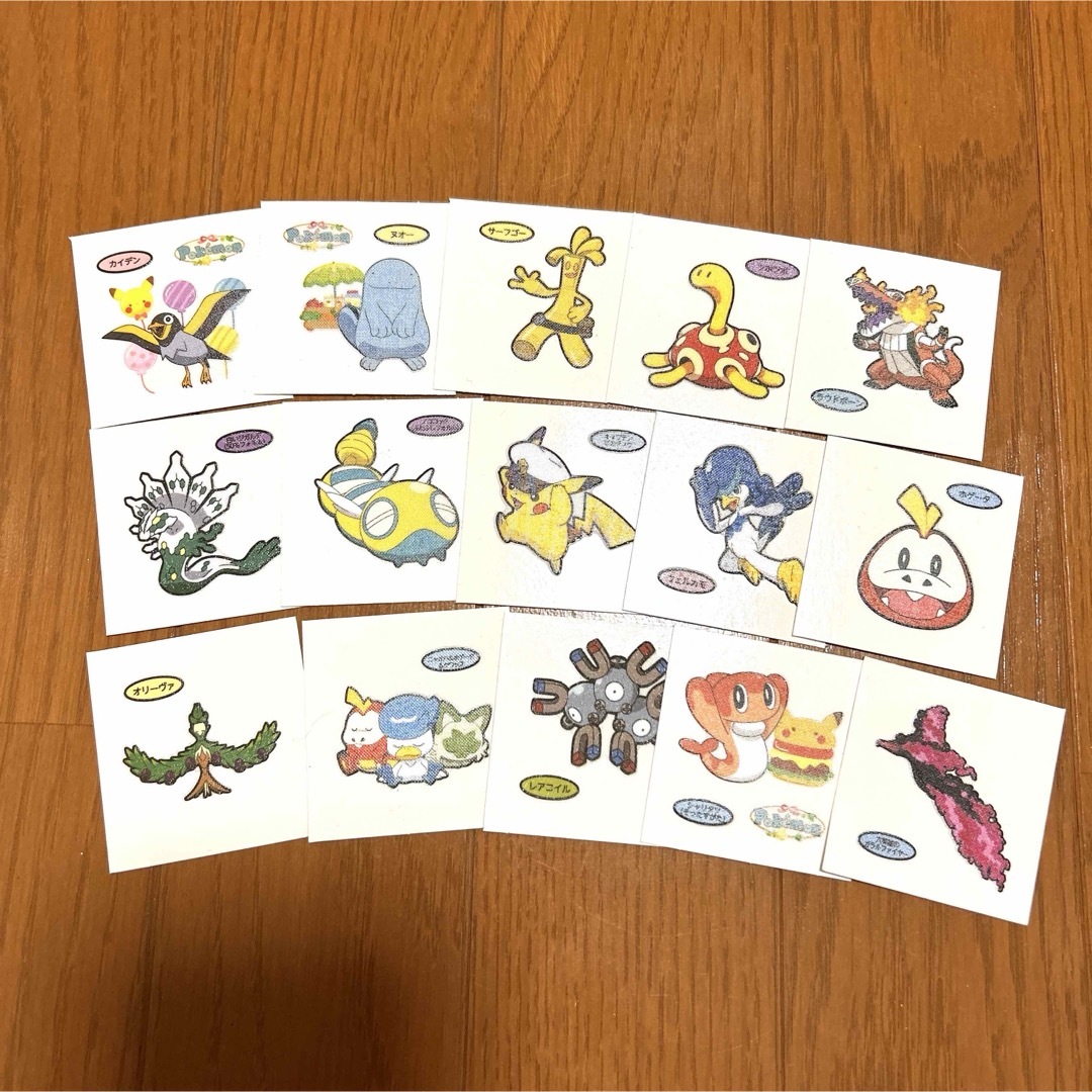 ポケモン(ポケモン)の新品✿ポケモン　ポケモンパン　デコキャラシール　15枚セット エンタメ/ホビーのおもちゃ/ぬいぐるみ(キャラクターグッズ)の商品写真