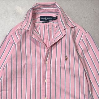 ラルフローレン(Ralph Lauren)のRalph Lauren カスタムフィット ピンクストライプシャツ S(シャツ)