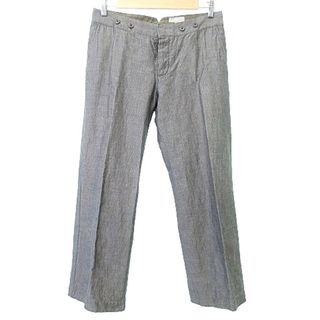 マーガレットハウエル(MARGARET HOWELL)のマーガレットハウエル ネン コットン スラックス パンツ 3 L相当 グレー(その他)