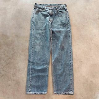 リーバイス550 Levis W35 ブルーデニム ボトム 青 古着 14986