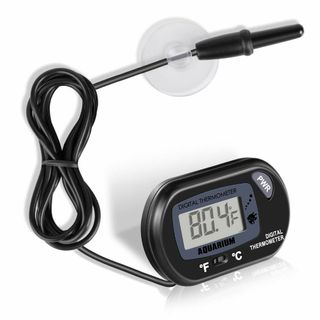 Logsonic 水族箱温度計 LCD デジタル水温計 水槽用水温計 吸盤付き (その他)