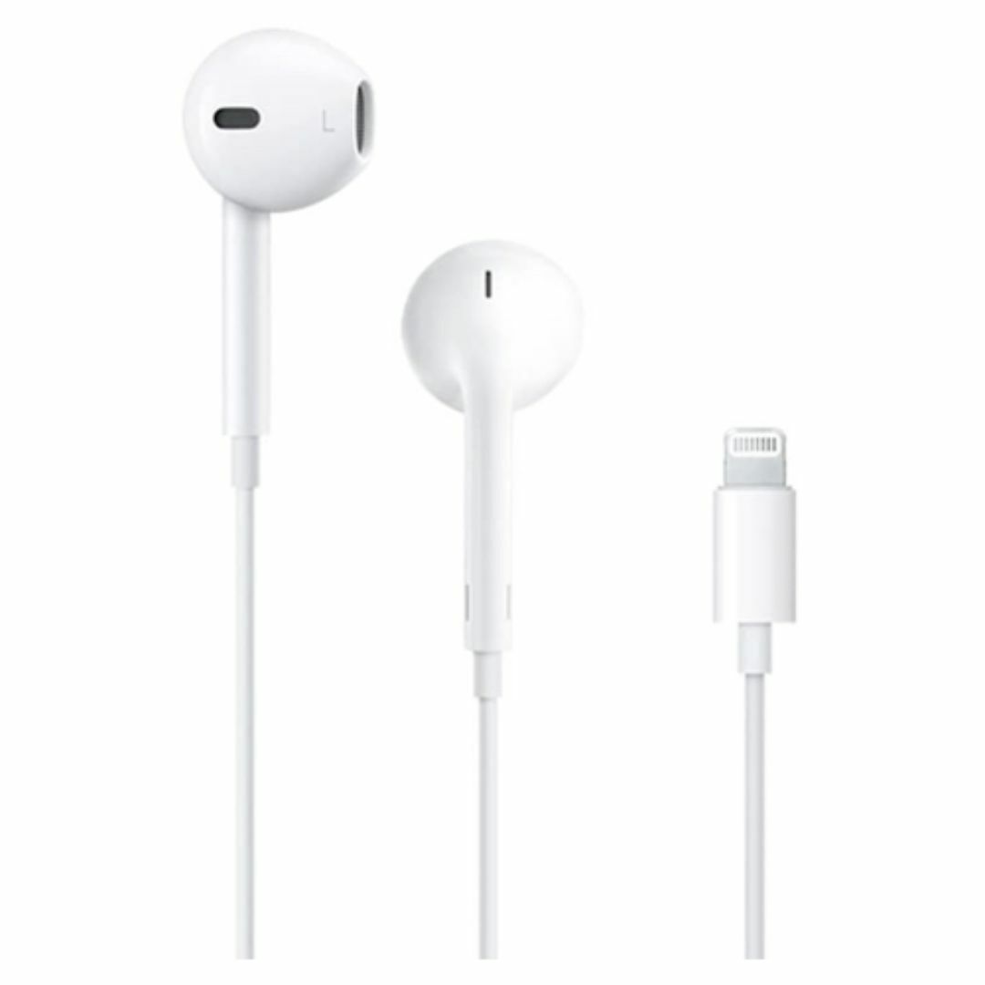 iPhone 有線 lightning イヤホン 紙 マイク リモコン スマホ/家電/カメラのスマホアクセサリー(ストラップ/イヤホンジャック)の商品写真