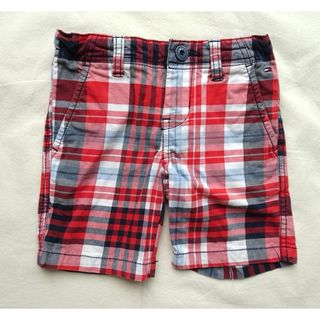 TOMMY HILFIGER★ショートパンツ★半ズボン★チェック柄★赤系★92