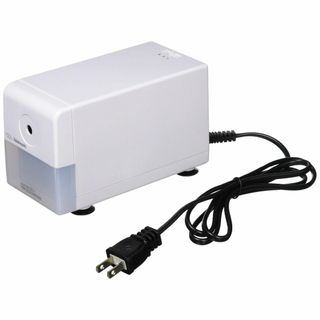 【特価商品】ナカバヤシ 電動 鉛筆削り スリムタイプ ホワイト DSZ-101W(その他)
