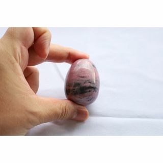 アンティークピンクロードナイトシリカエッグ薔薇輝石RHOD2408070001(その他)