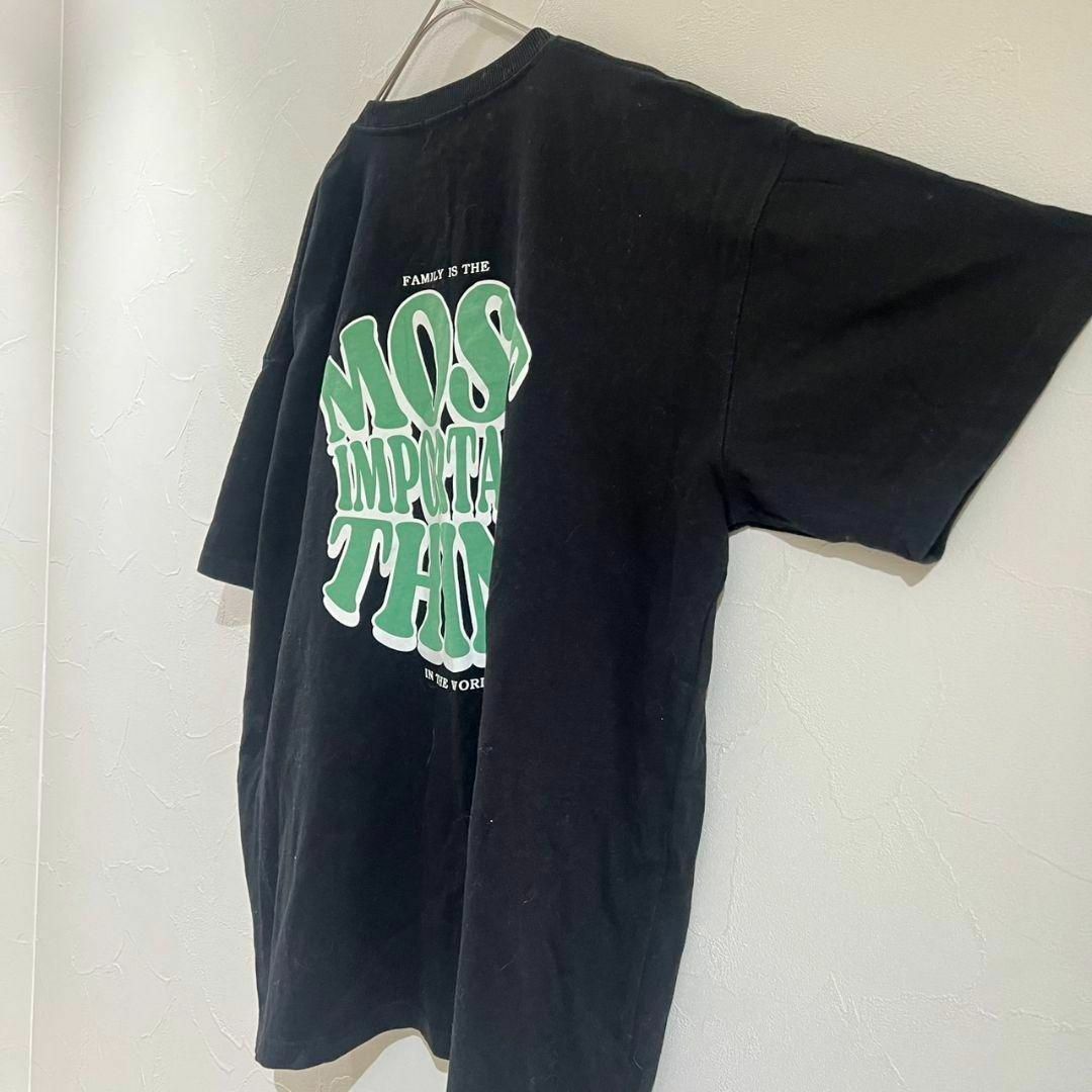 PAGEBOY(ページボーイ)のページボーイリム 半袖tシャツ L ブラック ロゴ カットソー ゆったり レディースのトップス(Tシャツ(半袖/袖なし))の商品写真