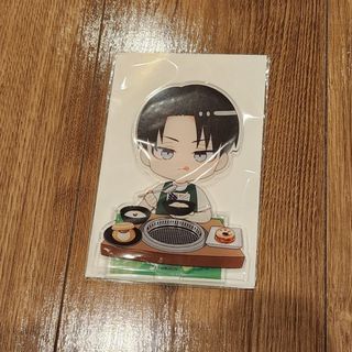 コウダンシャ(講談社)の進撃の巨人　じゅうじゅうカルビ　ミニキャラBIGアクリルスタンド　リヴァイ(キャラクターグッズ)